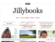 Tablet Screenshot of jillybooks.wordpress.com