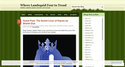 Desktop Screenshot of landsquidattack.wordpress.com