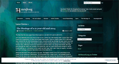 Desktop Screenshot of mrsimonjlong.wordpress.com