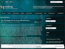 Tablet Screenshot of mrsimonjlong.wordpress.com