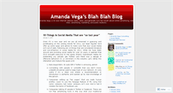 Desktop Screenshot of amandavegaconsulting.wordpress.com