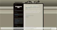 Desktop Screenshot of manifestoria.wordpress.com