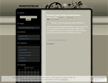 Tablet Screenshot of manifestoria.wordpress.com