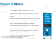 Tablet Screenshot of plumbingandheatinguk.wordpress.com