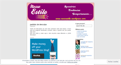 Desktop Screenshot of nossoestilo.wordpress.com
