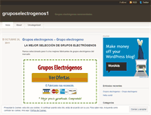 Tablet Screenshot of gruposelectrogenos1.wordpress.com