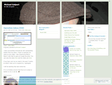 Tablet Screenshot of michaelgalpert.wordpress.com