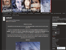 Tablet Screenshot of chanettepaul.wordpress.com