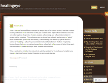 Tablet Screenshot of healingeye.wordpress.com