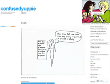 Tablet Screenshot of confusedyuppie.wordpress.com