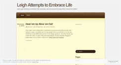 Desktop Screenshot of embraceit.wordpress.com