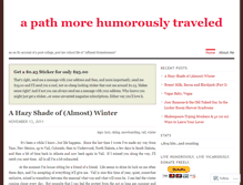 Tablet Screenshot of apathmorehumorouslytraveled.wordpress.com