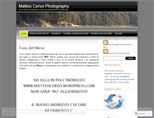 Tablet Screenshot of matteocervo.wordpress.com