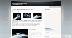 Desktop Screenshot of khilnanichandresh.wordpress.com