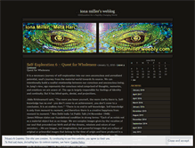 Tablet Screenshot of ionamiller.wordpress.com