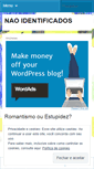 Mobile Screenshot of naoidentificados.wordpress.com