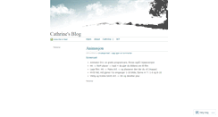 Desktop Screenshot of cathriha.wordpress.com