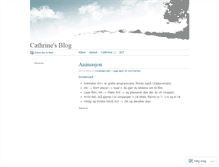 Tablet Screenshot of cathriha.wordpress.com