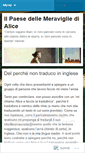 Mobile Screenshot of ilpaesedellemeravigliedialice.wordpress.com