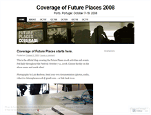 Tablet Screenshot of futureplaces2008.wordpress.com