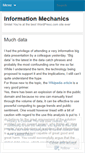 Mobile Screenshot of informationmechanics.wordpress.com
