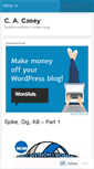 Mobile Screenshot of cacasey.wordpress.com
