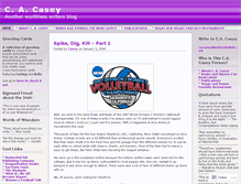 Tablet Screenshot of cacasey.wordpress.com