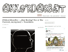 Tablet Screenshot of akkordarbeit.wordpress.com