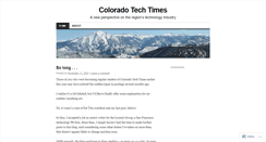 Desktop Screenshot of colotech.wordpress.com