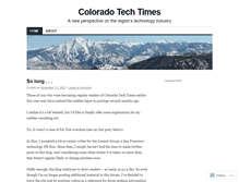 Tablet Screenshot of colotech.wordpress.com