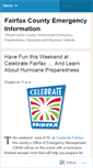 Mobile Screenshot of fairfaxcountyemergency.wordpress.com