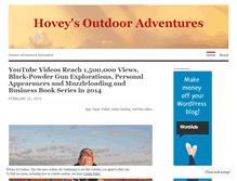Tablet Screenshot of hoveysoutdooradventures.wordpress.com