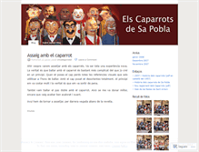 Tablet Screenshot of caparrots.wordpress.com