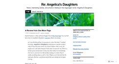 Desktop Screenshot of angelicasdaughters.wordpress.com