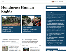 Tablet Screenshot of hondurashumanrights.wordpress.com