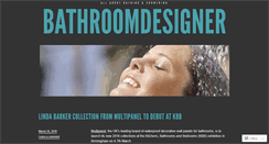 Desktop Screenshot of bathroomsdesigner.wordpress.com