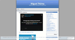 Desktop Screenshot of miguelpalma.wordpress.com
