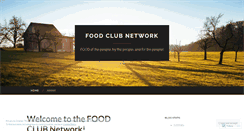 Desktop Screenshot of foodclubnetwork.wordpress.com