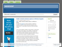 Tablet Screenshot of insidevoip.wordpress.com