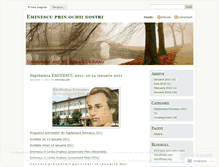 Tablet Screenshot of eminescu28.wordpress.com