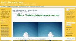 Desktop Screenshot of firststepvietnam.wordpress.com