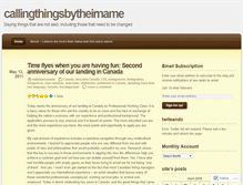 Tablet Screenshot of callingthingsbytheirname.wordpress.com