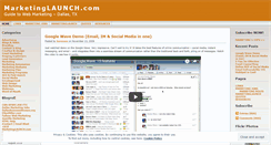 Desktop Screenshot of marketinglaunch.wordpress.com