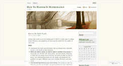 Desktop Screenshot of mathematicaltips.wordpress.com