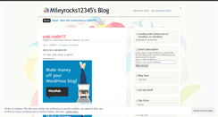 Desktop Screenshot of mileyrocks12345.wordpress.com