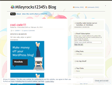 Tablet Screenshot of mileyrocks12345.wordpress.com