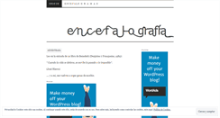 Desktop Screenshot of encefalografia.wordpress.com