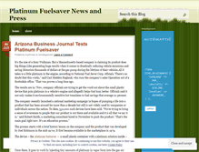 Tablet Screenshot of platinumfuelsavernews.wordpress.com