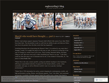 Tablet Screenshot of eagle1cycling.wordpress.com