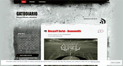 Desktop Screenshot of gatodiario.wordpress.com